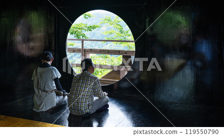 Image of a Japanese garden (rest area) 119550790