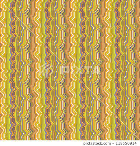Multicolor striped background, colorful geometric vector texture with lines. Modern splash effect banner. Abstract illustration with stripe. Hand drawn seamless pattern for fabric, textile, wallpaper 119550914