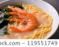 Rich shrimp ramen 119551749