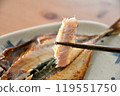 Delicious horse mackerel fillet 119551750