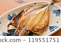 Horse mackerel fillet for breakfast 119551751