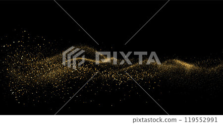 Abstract shiny gold glitter design element. For New Year, Merry Christmas greeting card design Abstract shiny gold glitter design element. For New Year, Merry Christmas greeting card design 119552991