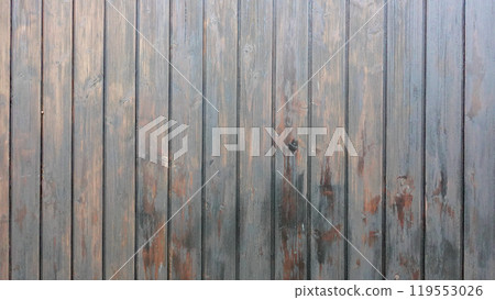 Textured Wooden Wall With a Rustic Finish in Natural Light Textured Wooden Wall With a Rustic Finish in Natural Light 119553026