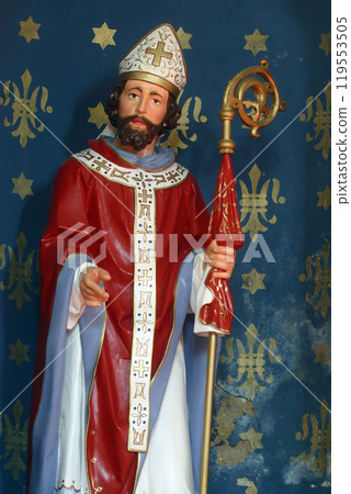 Saint Valentine, altar in the parish church of Helena in Zabok, Croatia 119553505