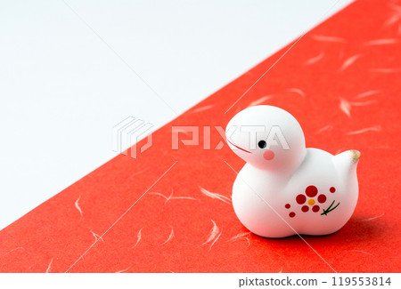 New Year's card material for the Year of the Snake (zodiac sign) 119553814