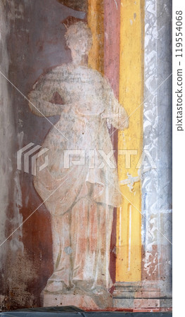 Saint Lucia, altar of Saint Catherine of Alexandria in the Church of All Saints in Sesvete, Croatia 119554068