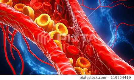 Plaque Obstruction: Blocked Vein or Artery - Generative AI Plaque Obstruction: Blocked Vein or Artery - Generative AI 119554419
