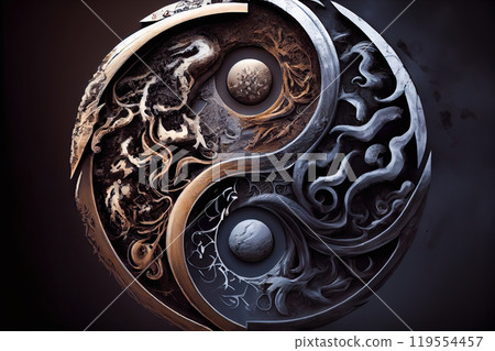 Eastern Philosophy Concept - Generative AI Eastern Philosophy Concept - Generative AI 119554457