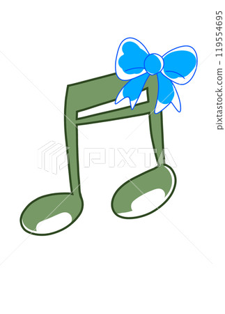 與藍絲帶的音符 119554695