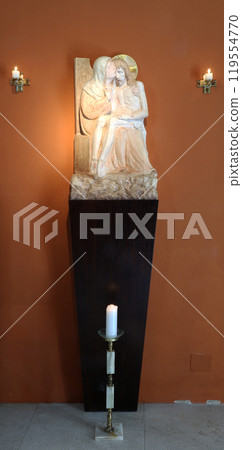Our Lady of Sorrows, Chapel of Saint Dismas in Zagreb, Croatia Our Lady of Sorrows, Chapel of Saint Dismas in Zagreb, Croatia 119554770