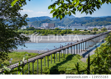 Horai Bridge with a clear sky (Shizuoka Prefecture) 119555163