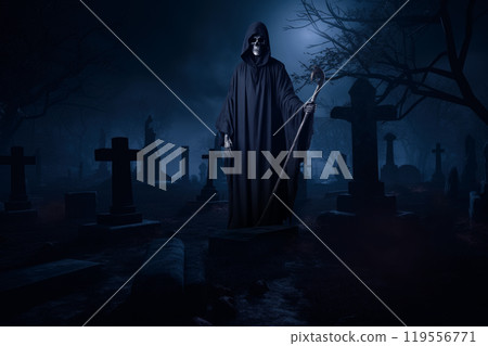 Halloween mystery concept, Generative AI 119556771