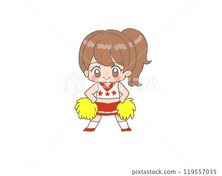 啦啦隊長站立 1 119557035