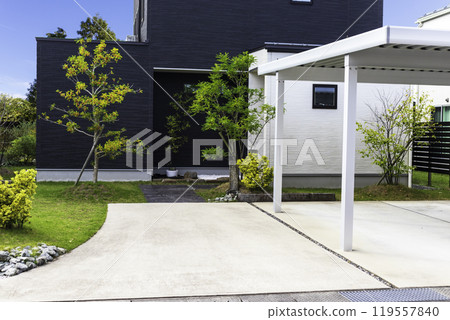 Houses with carports 119557840
