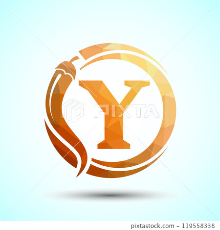 English Alphabet With Red Chili Logo Design. Low Poly Graphic Alphabet Symbol For Corporate Business 119558338