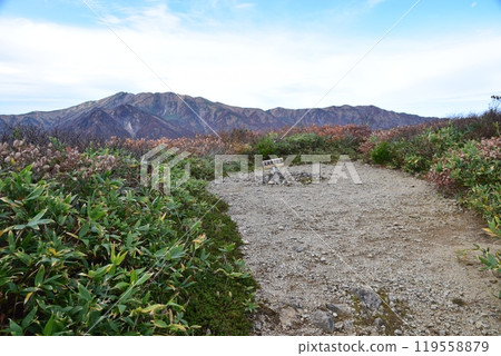 Autumn leaves of Asahi mountain range Autumn leaves of Asahi mountain range 119558879