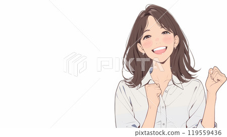 Smiling business woman 119559436