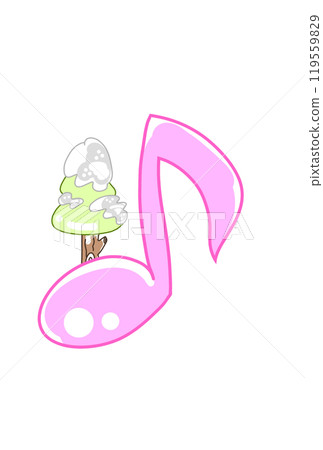 與聖誕樹的音符 119559829