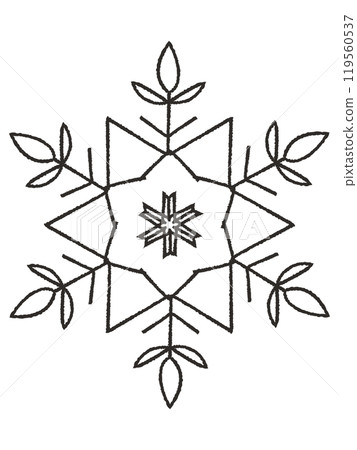Snow crystal 4 119560537