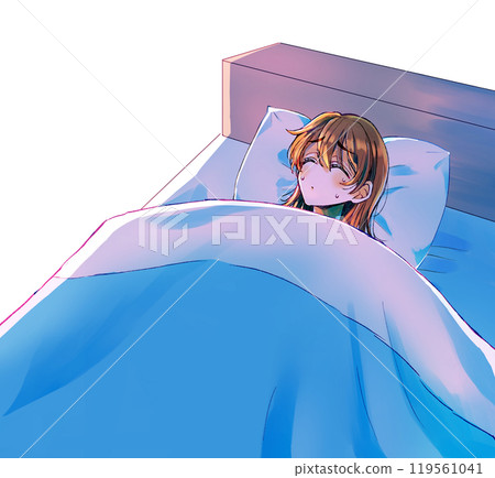 女人在床上流汗 119561041