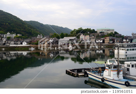 View of the town from the wharf at Tomonoura-3 119561051