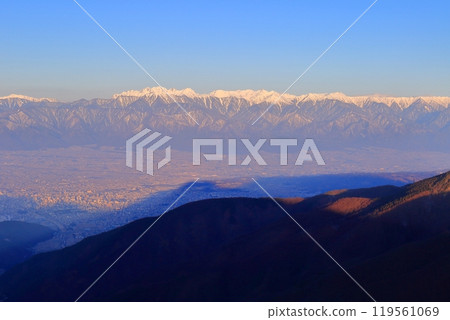 Early morning view of the Northern Alps from Ogahana Observatory 119561069