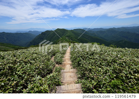 Climbing Mount Hirashira and Mount Sennokura, Gunma Prefecture 119561479