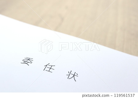 授權書的圖像 授權書的圖像 119561537