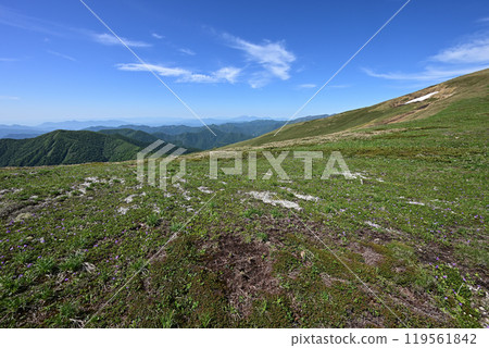 Climbing Mount Hirashira and Mount Sennokura, Gunma Prefecture 119561842