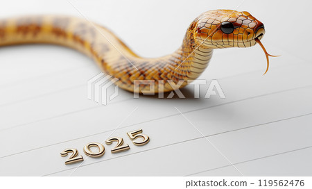Celebrating the New Year: Auspicious snake motif 119562476