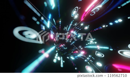 多彩的淺色背景 119562710