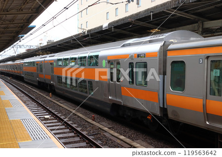 [JC] Chuo Rapid Line E233 Series Train: Regular Train Green Car 119563642