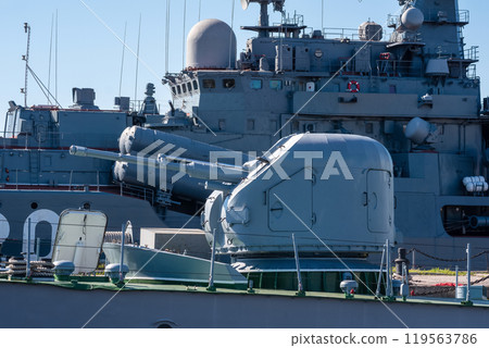 naval military background, concept, fragment of a modern warship with a gun turret naval military background, concept, fragment of a modern warship with a gun turret 119563786