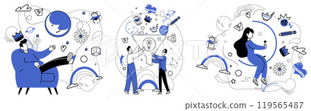 Operational efficiency vector illustration. Operating at peak performance, businesses dance to rhythm operational efficiency and strategy Effective tactics are arrows in quiver businesses aiming Operational efficiency vector illustration. Operating at peak performance, businesses dance to rhythm operational efficiency and strategy Effective tactics are arrows in quiver businesses aiming 119565487