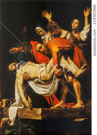 The Entombment of Christ Caravaggio 119565666