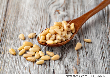 Roasted pine nuts Roasted pine nuts 119566029