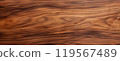 Uniform walnut wooden texture with horizontal veins. Wood background. Seamless pattern. 119567489