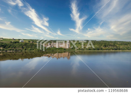 Khotyn Fortress, medieval fortification complex in Ukraine. 119568686