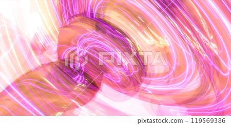 Swirling Pink and Orange Light Trails Swirling Pink and Orange Light Trails 119569386