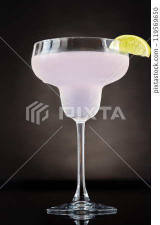 Lavender Margarita Cocktail 119569650