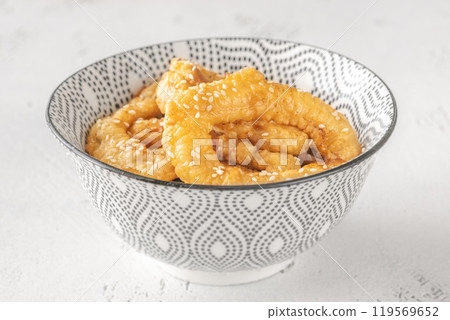 Hot butter squid rings Hot butter squid rings 119569652