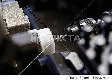 車床上中心加工現場 車床上中心加工現場 119569898