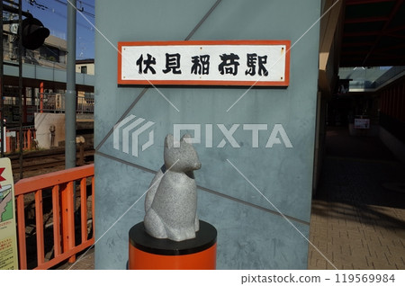 Scenery of Fushimi Inari Station_Keihan Electric Railway 119569984