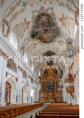 The Lucerne Jesuit Church, a Catholic church in Lucerne The Lucerne Jesuit Church, a Catholic church in Lucerne 119571080
