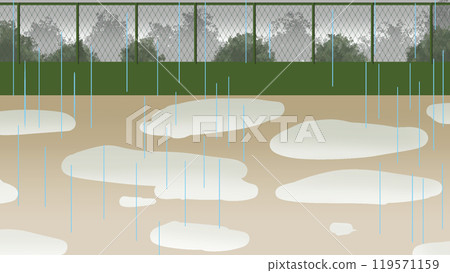 Rainy day ground Rainy day ground 119571159