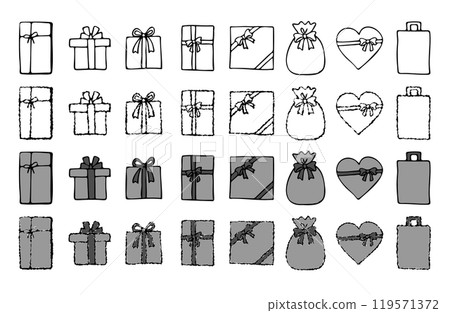 Gift box monochrome material set Gift box monochrome material set 119571372