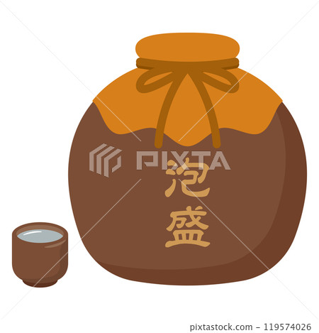 Awamori illustration 119574026