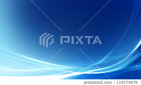 Abstract blue curve background in blue space Abstract blue curve background in blue space 119574076