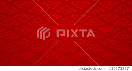 clouds lines illustration dark red patterned ornamental chinese designs backgrounds for patterned fill, webs pages, surface textures, books covers, fabric printing papers, birthday invitations, banner 119575227