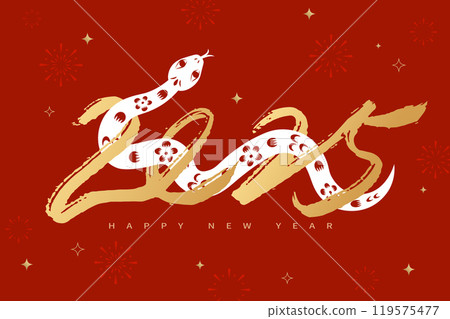 new year's card, new year's postcards, new year 119575477